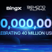 BingX Celebrates Reaching 40M Users in 2025 with Beyond the Alpha Campaign